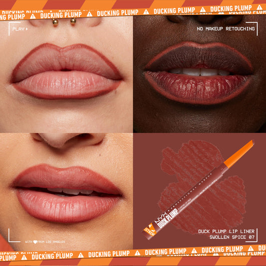 NYX PROFESSIONAL MAKEUP close-up of dual-edged precision tip for accurate lines