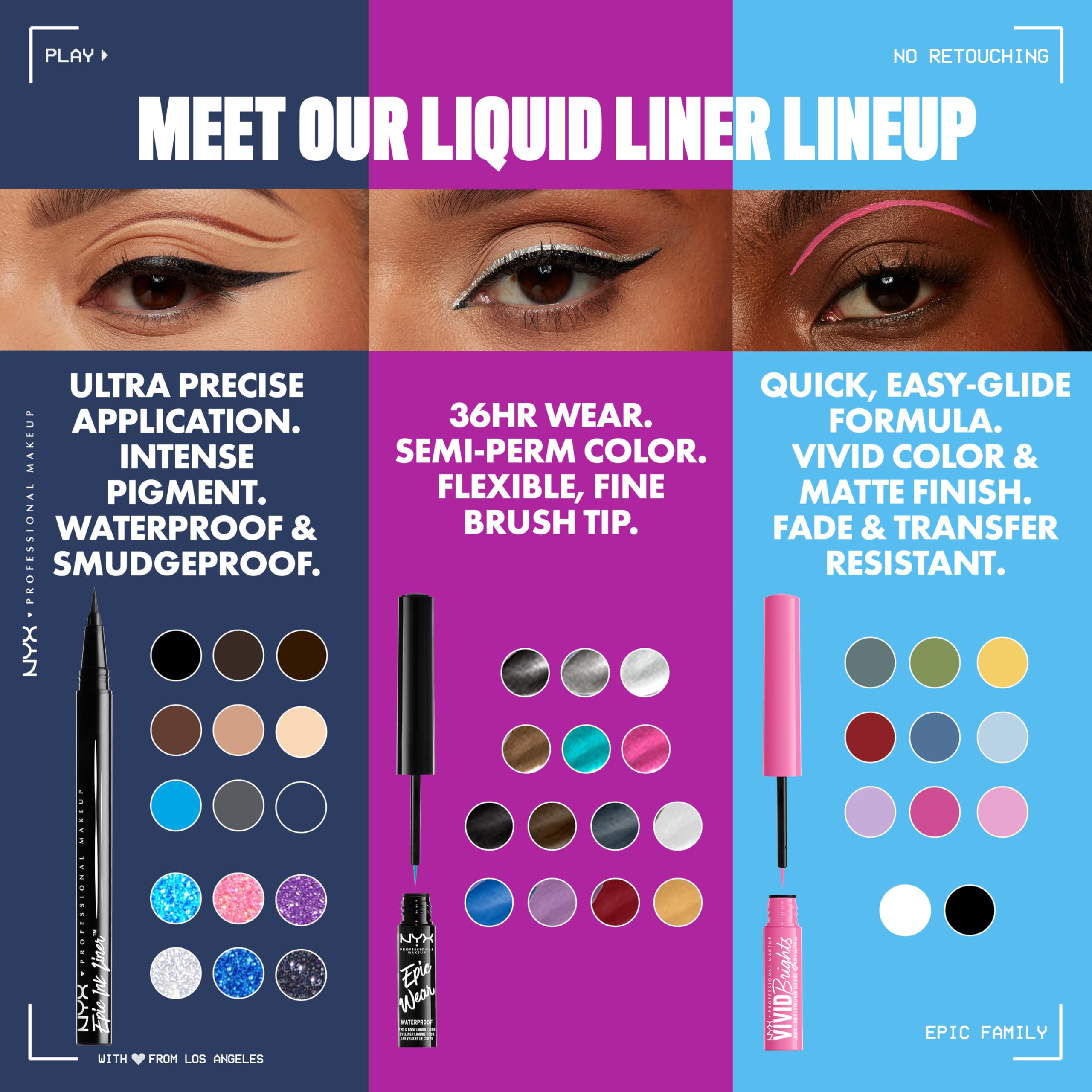 NYX PROFESSIONAL MAKEUP lifestyle night-out look emphasizing long-lasting glam