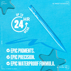 NYX Epic Ink Liner felt-tip close-up demonstrating precision for crisp lines