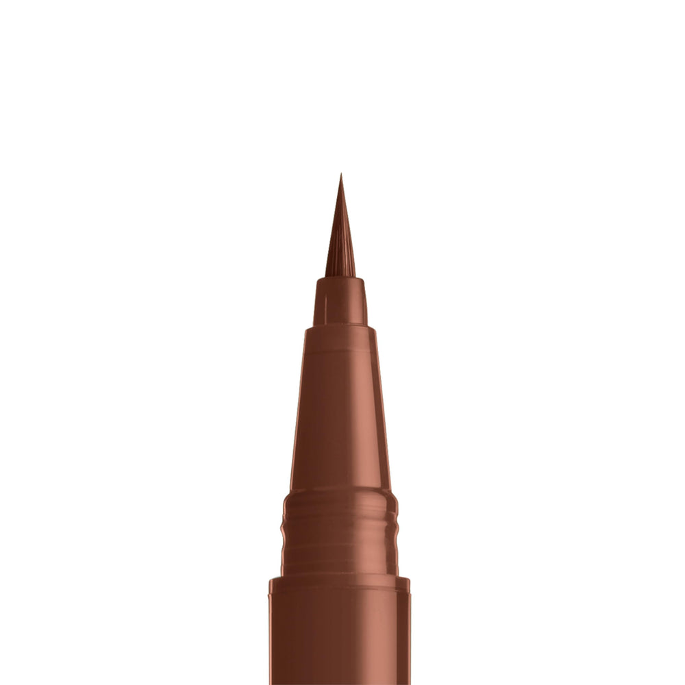 NYX PROFESSIONAL MAKEUP back label close-up showing ingredients and cruelty-free badge