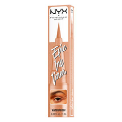NYX PROFESSIONAL MAKEUP back label with ingredients and cruelty-free certification detail