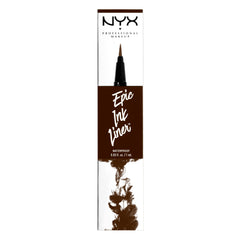 NYX PROFESSIONAL MAKEUP lifestyle eye makeup look showing defined brown cat-eye benefit