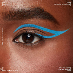 NYX Epic Ink Liner winged eye look showcasing long-wear waterproof result