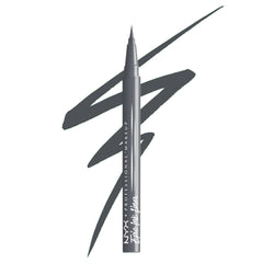 NYX PROFESSIONAL MAKEUP front packaging showing Stone Washed grey and benefit of long wear