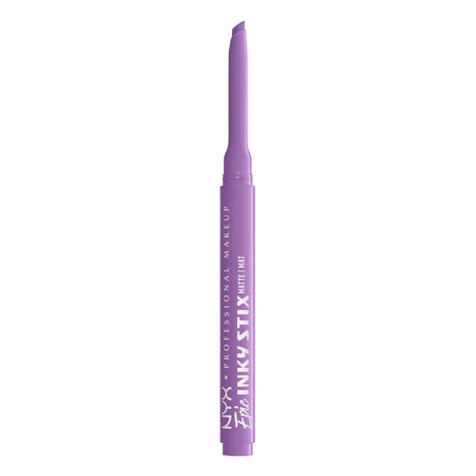 NYX PROFESSIONAL MAKEUP front packaging shows Lavender Link and twist-up benefit