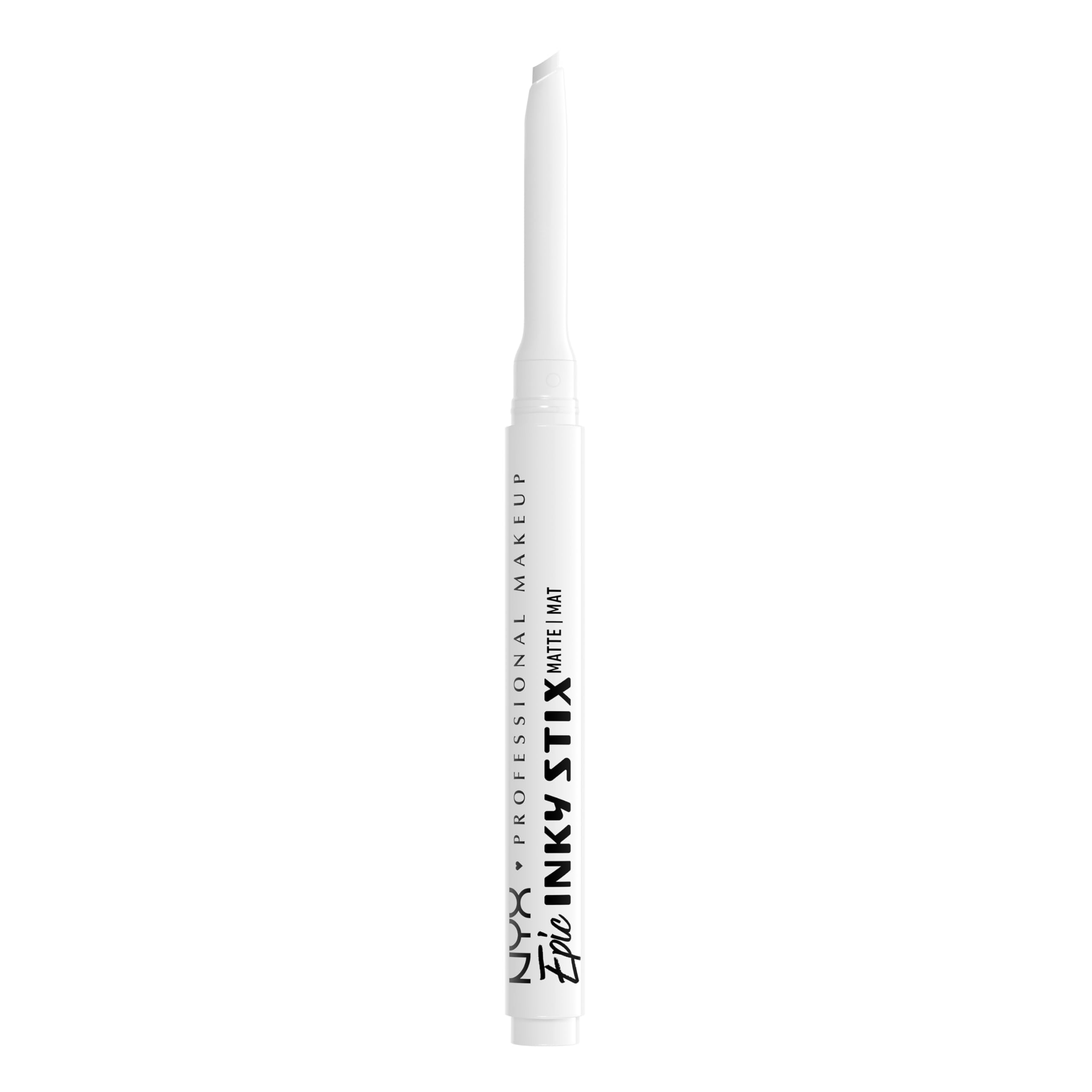 NYX PROFESSIONAL MAKEUP front packaging Wired White showing product benefit bold pigment