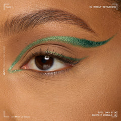 NYX PROFESSIONAL MAKEUP close-up of slanted tip demonstrating control and clean lines