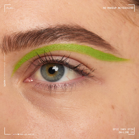 NYX PROFESSIONAL MAKEUP slanted tip close-up showing precise applicator for clean lines
