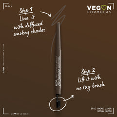 NYX Epic Smoke Liner slanted tip close-up for precise lining