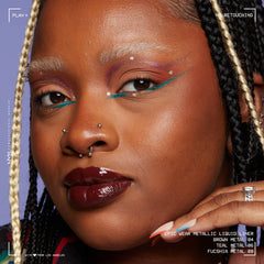 NYX PROFESSIONAL MAKEUP applied on eyelid showing long-wear shimmer benefit
