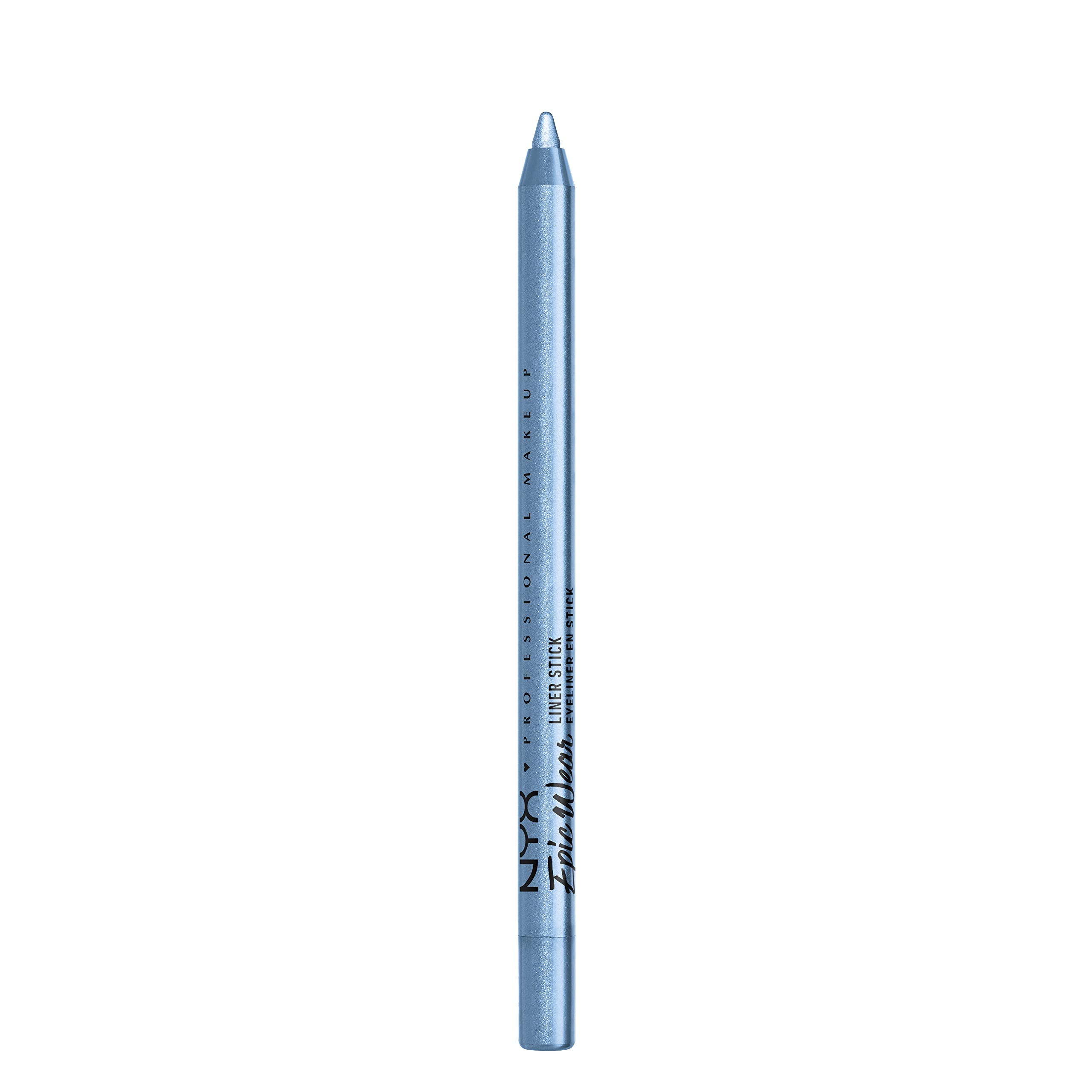 NYX PROFESSIONAL MAKEUP Chill Blue in evening makeup setting, vibrant all‑night color