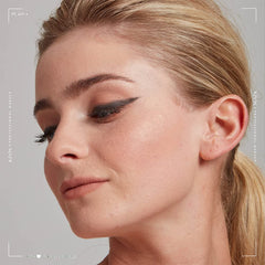 NYX PROFESSIONAL MAKEUP applied on eyelid showing crisp wing and wearable definition benefit