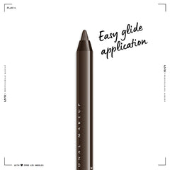 NYX PROFESSIONAL MAKEUP liner inside makeup bag illustrating travel readiness benefit