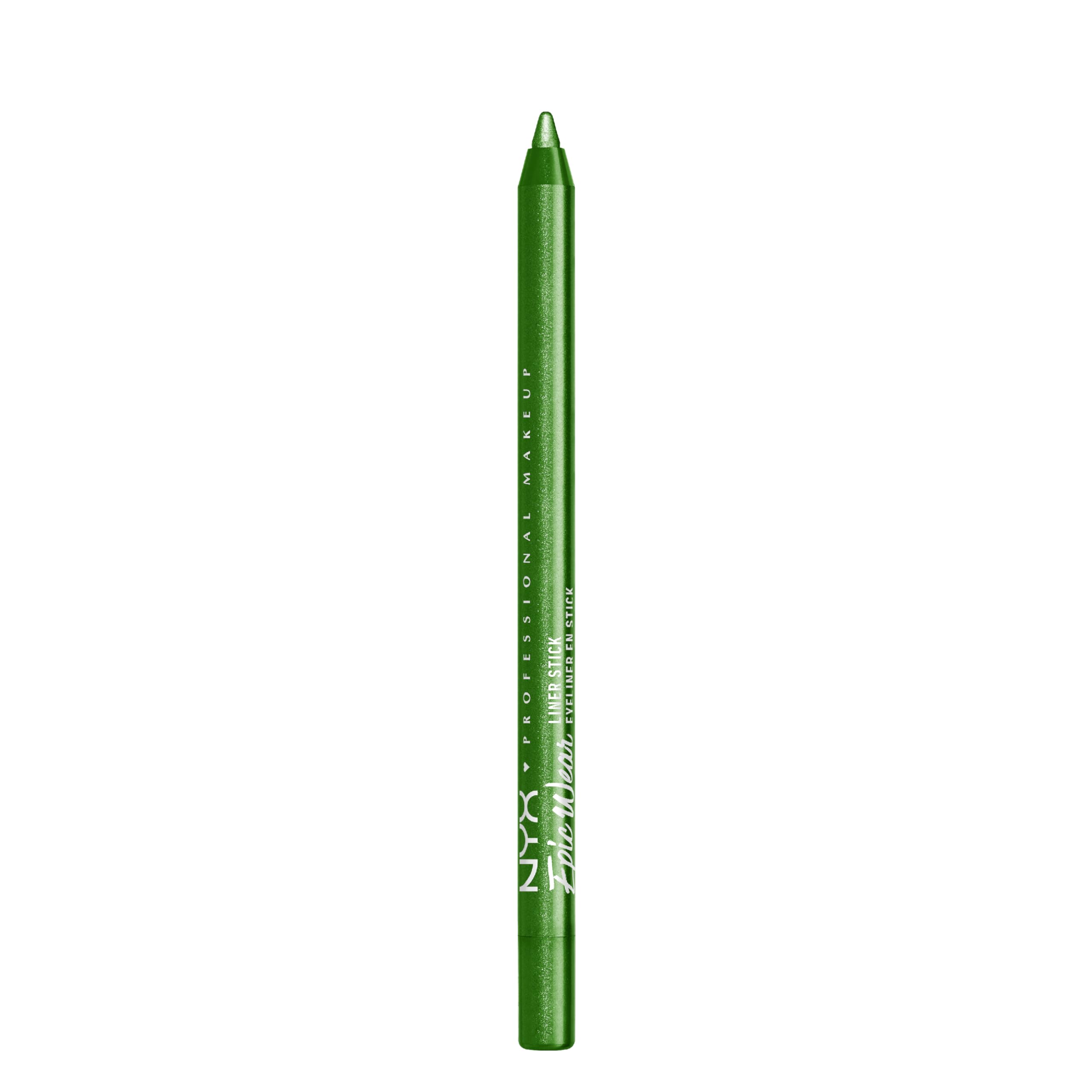 NYX PROFESSIONAL MAKEUP front packaging showing Emerald Cut pencil and cap, bold presentation