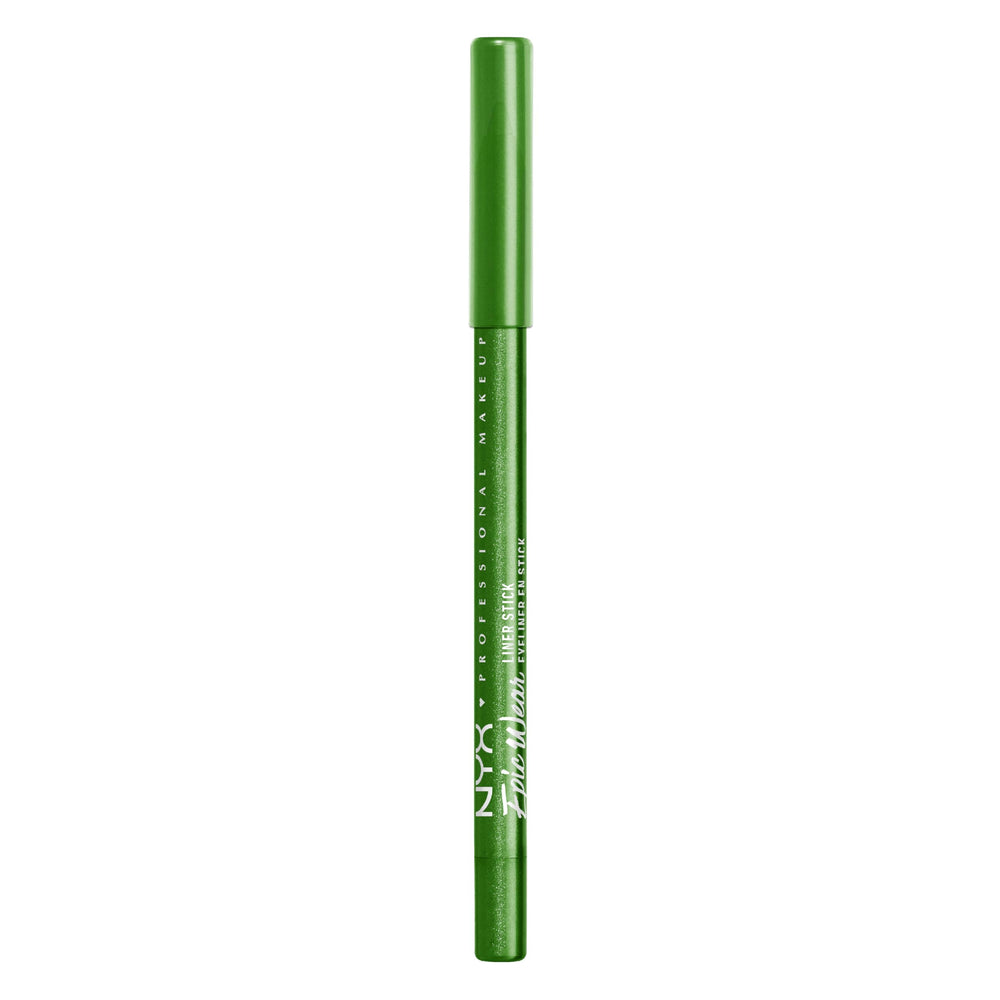 NYX PROFESSIONAL MAKEUP swatch of Emerald Cut on arm demonstrating rich metallic payoff
