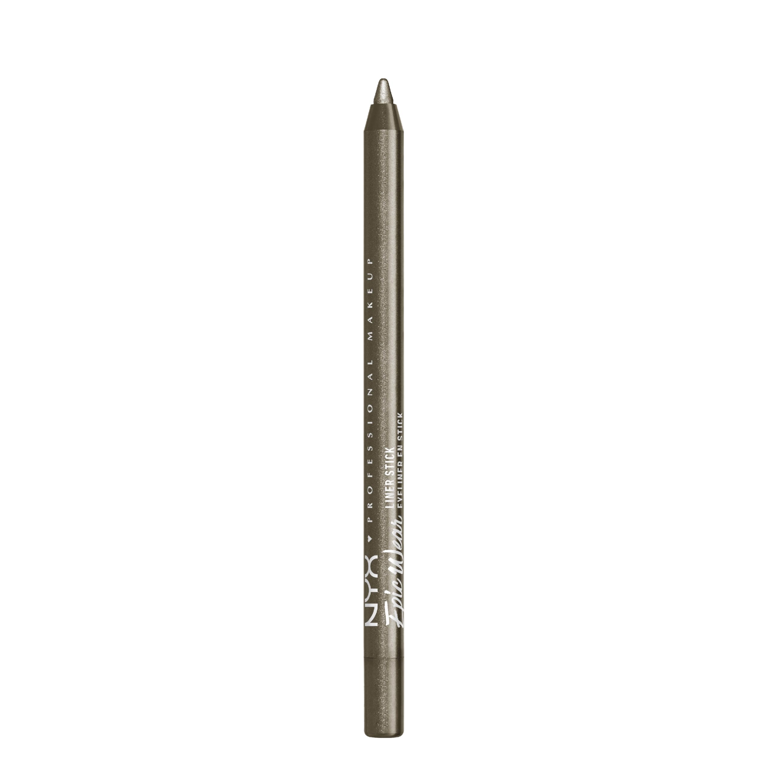 NYX PROFESSIONAL MAKEUP Epic Wear Liner Stick front view showing packaging and olive shade benefit long-lasting color