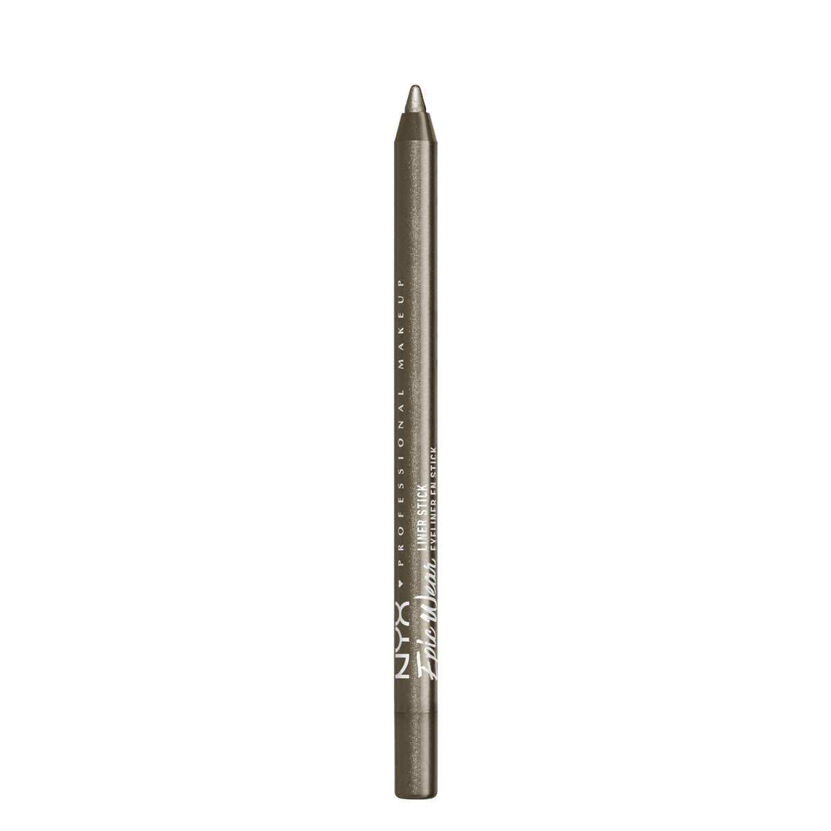 NYX PROFESSIONAL MAKEUP Epic Wear Liner Stick front view showing packaging and olive shade benefit long-lasting color
