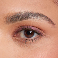 NYX PROFESSIONAL MAKEUP winged eyeliner look demonstrating long-wear bold color benefit