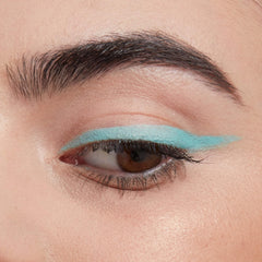 NYX PROFESSIONAL MAKEUP pencil being sharpened to a fine point for crisp eyeliner control