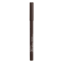 NYX PROFESSIONAL MAKEUP closeup of the liner tip revealing brown shimmer pigment and smooth glide for precise application