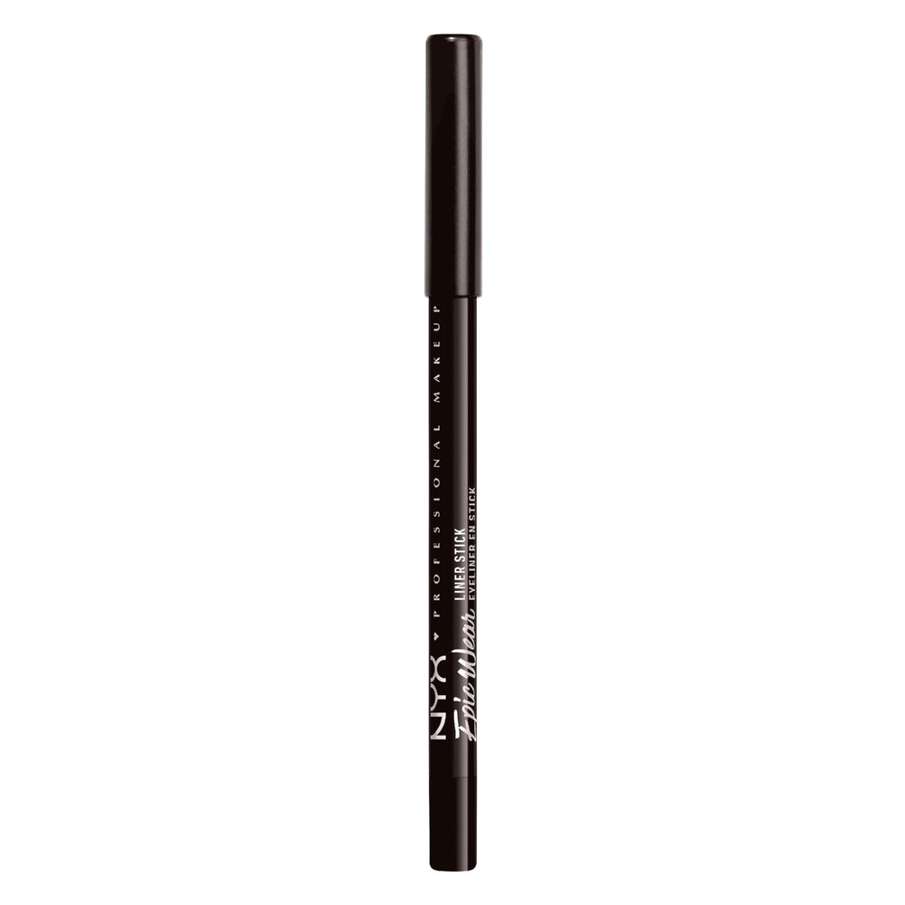 NYX PROFESSIONAL MAKEUP model applying liner showing Burnt Sienna enhancing warm eye color