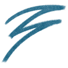 NYX PROFESSIONAL MAKEUP swatch of Turquoise Storm on skin showing metallic payoff and vivid lasting color