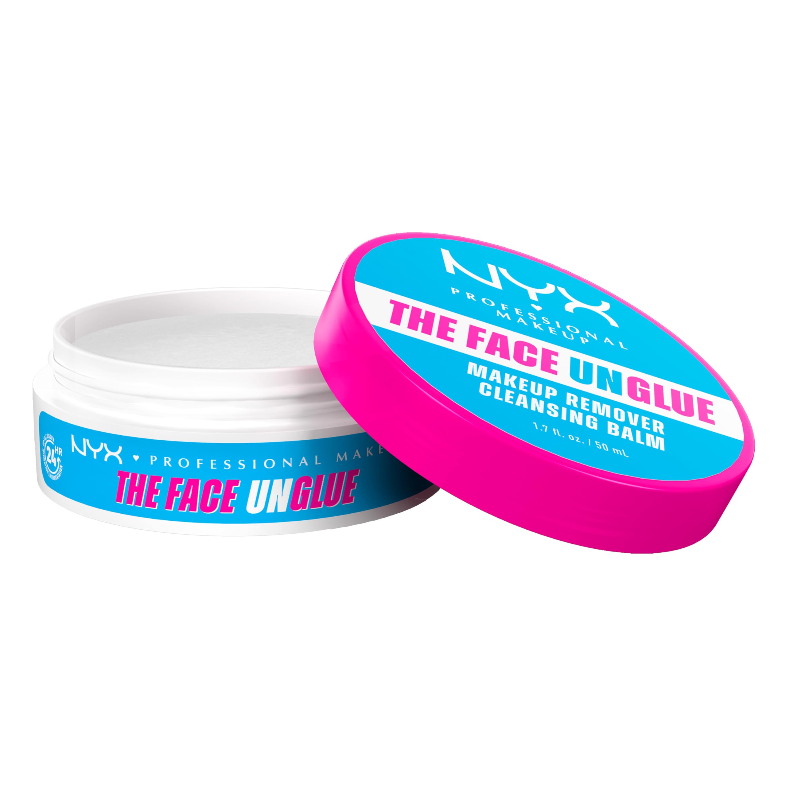 NYX front packaging showing compact balm jar and clear branding benefit