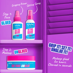 NYX shea butter and jojoba oil ingredients displayed for moisturizing benefit