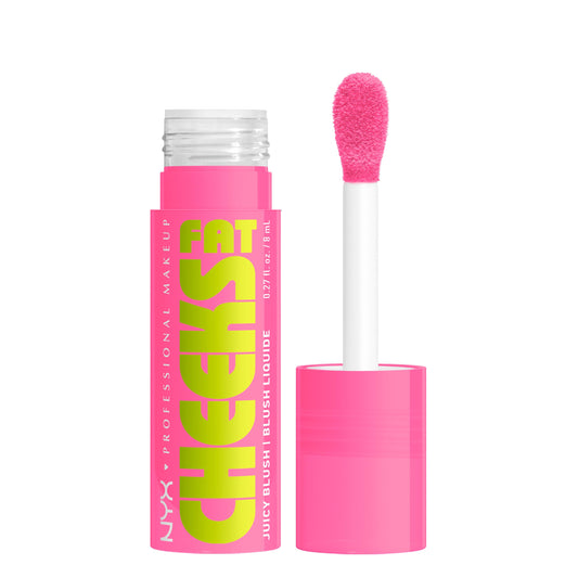 NYX Fat Cheeks front packaging showing product tube and shade, easy selection benefit