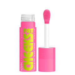 NYX Fat Cheeks front packaging showing product tube and shade, easy selection benefit