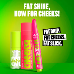 NYX Fat Cheeks on vanity in bright setting showing everyday use and style boost