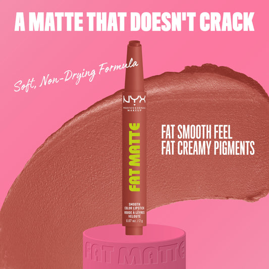 NYX PROFESSIONAL MAKEUP cap removed showing tip and easy glide benefit