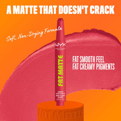 NYX PROFESSIONAL MAKEUP crayon tip close-up demonstrating smooth glide and precise application