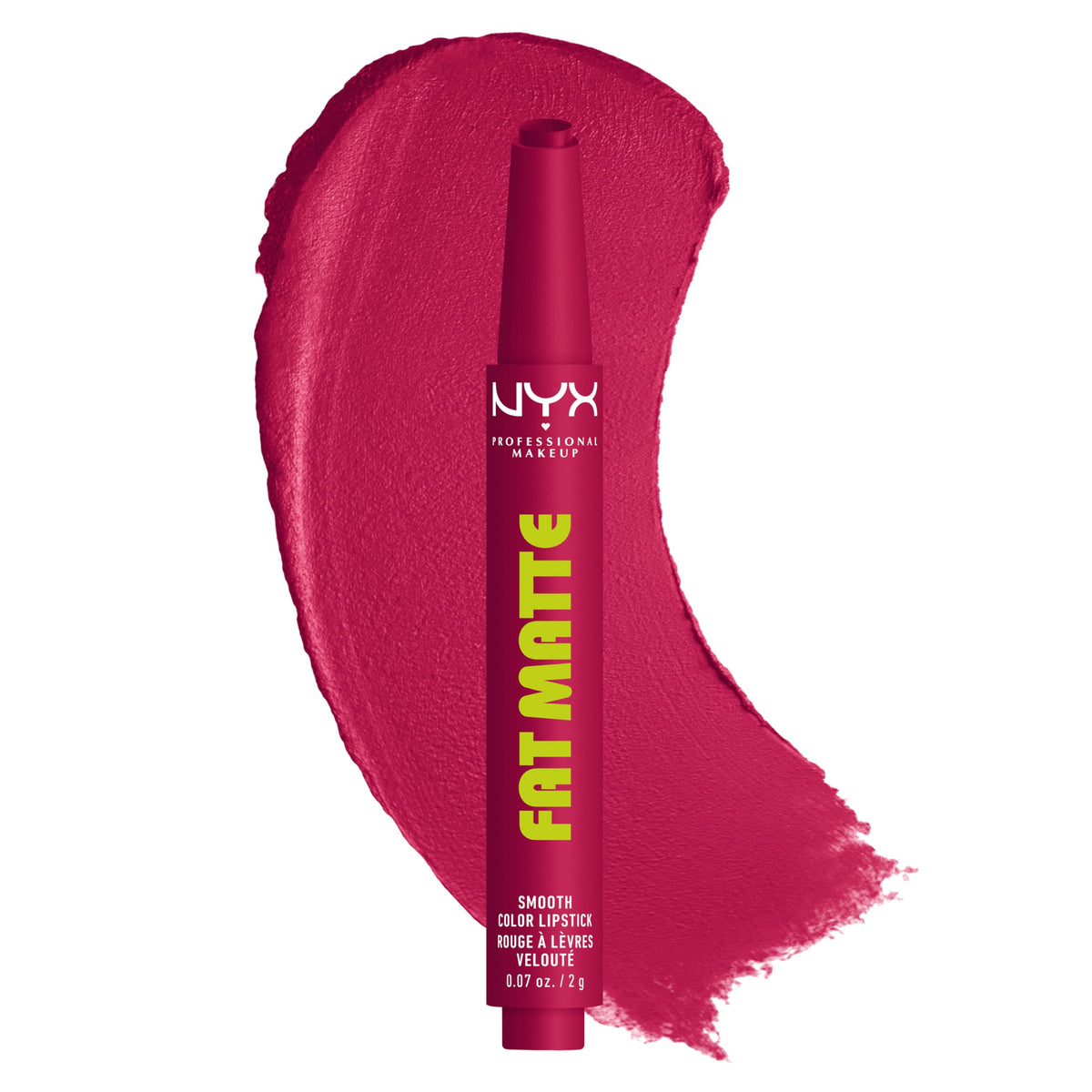 NYX PROFESSIONAL MAKEUP front twist-up crayon showing smooth applicator and convenience