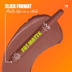 NYX PROFESSIONAL MAKEUP open cap and visible label showing travel-friendly twist design