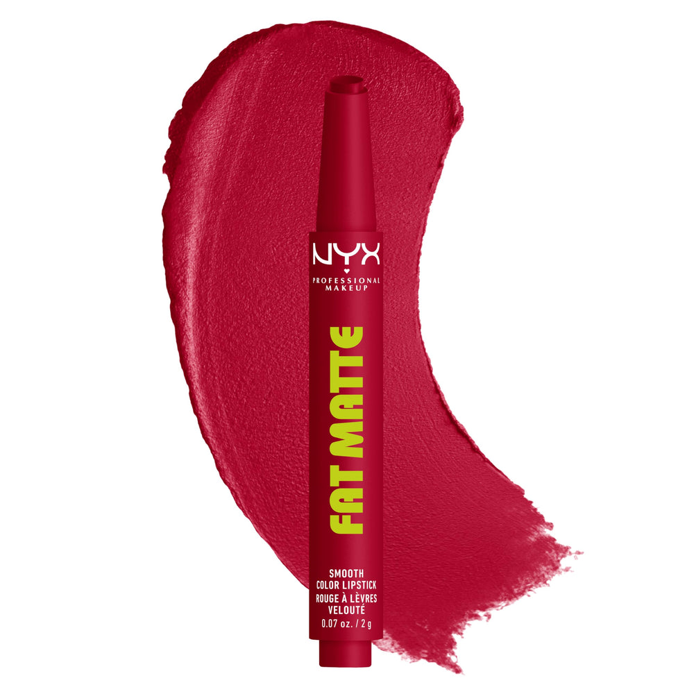 NYX PROFESSIONAL MAKEUP front packaging showing Scarlet Snuggles and shade details for easy selection