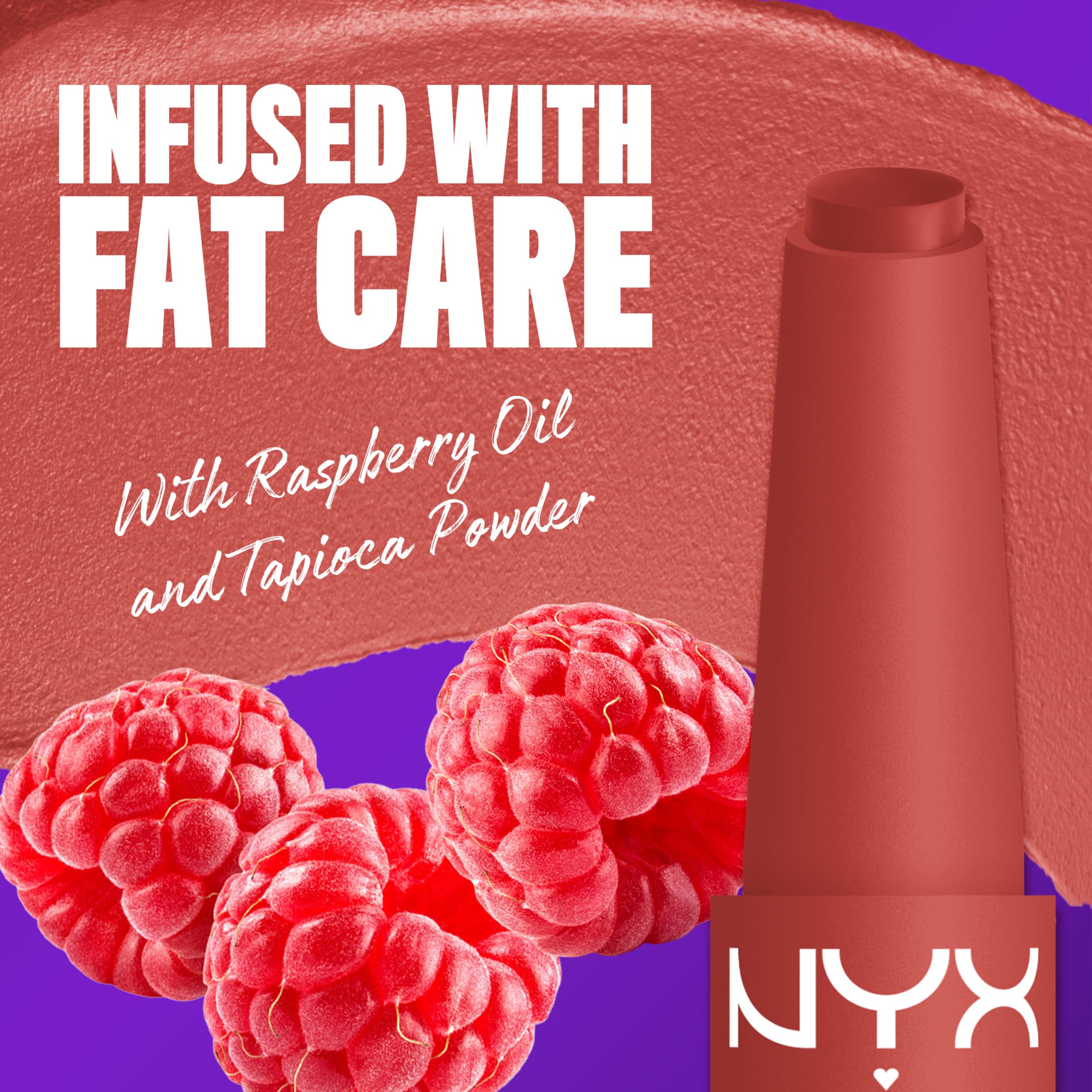 NYX PROFESSIONAL MAKEUP arm swatch of Mauve Cloud showing true pigment payoff benefit