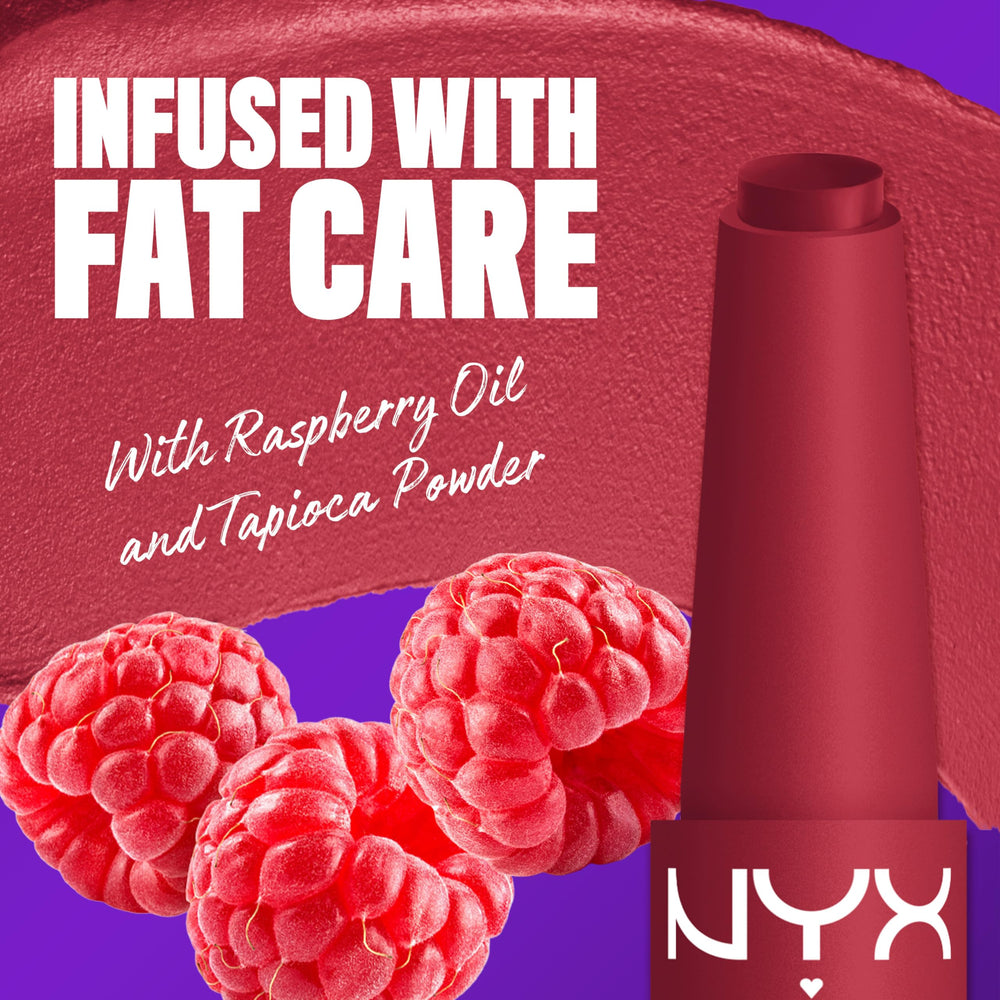NYX PROFESSIONAL MAKEUP swatch on arm showing Plushin' Plum true pigment