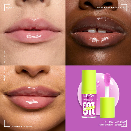 NYX PROFESSIONAL MAKEUP fat applicator close-up demonstrating precise application and comfortable coverage