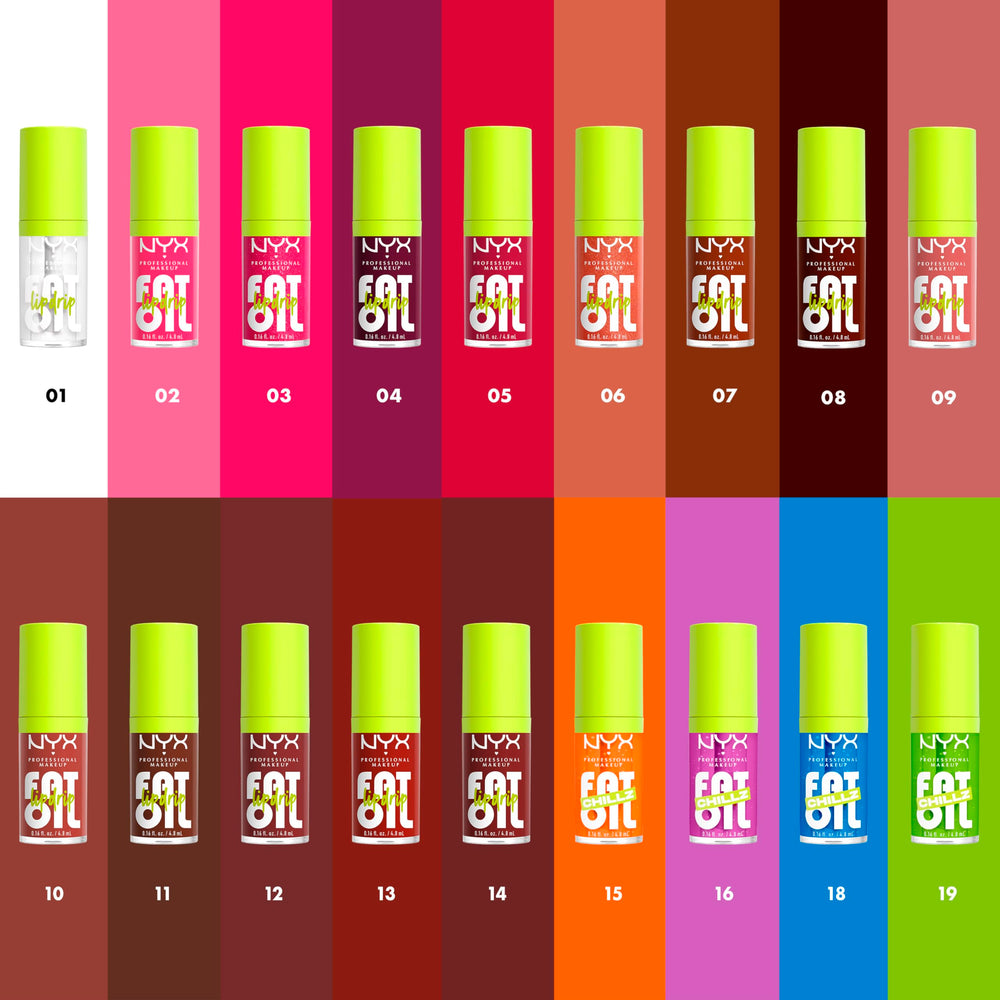 NYX PROFESSIONAL MAKEUP cloudberry and raspberry oil bottles showing key nourishing ingredients benefit hydration