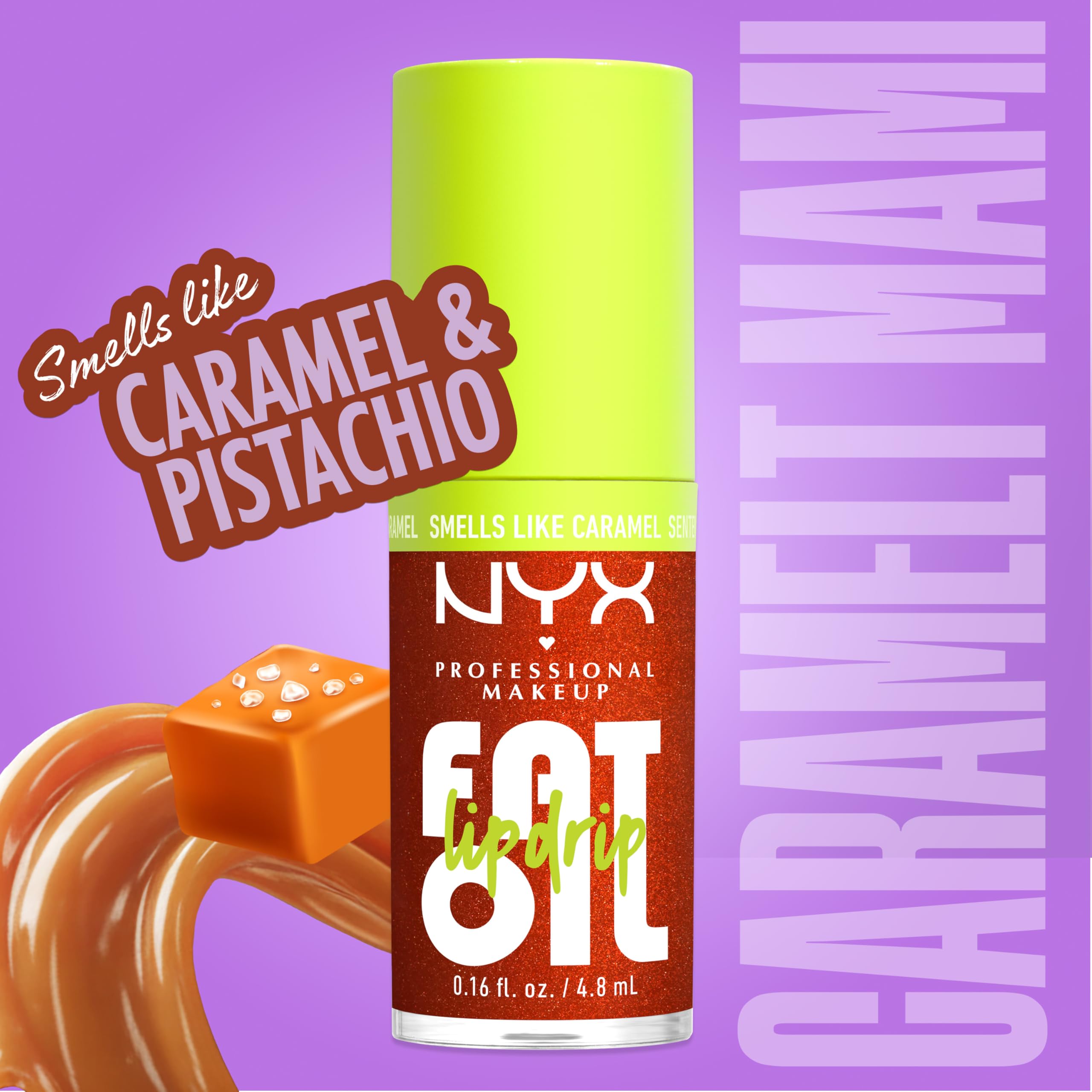 NYX PROFESSIONAL MAKEUP bronze tint on model lips, demonstrates luminous wear