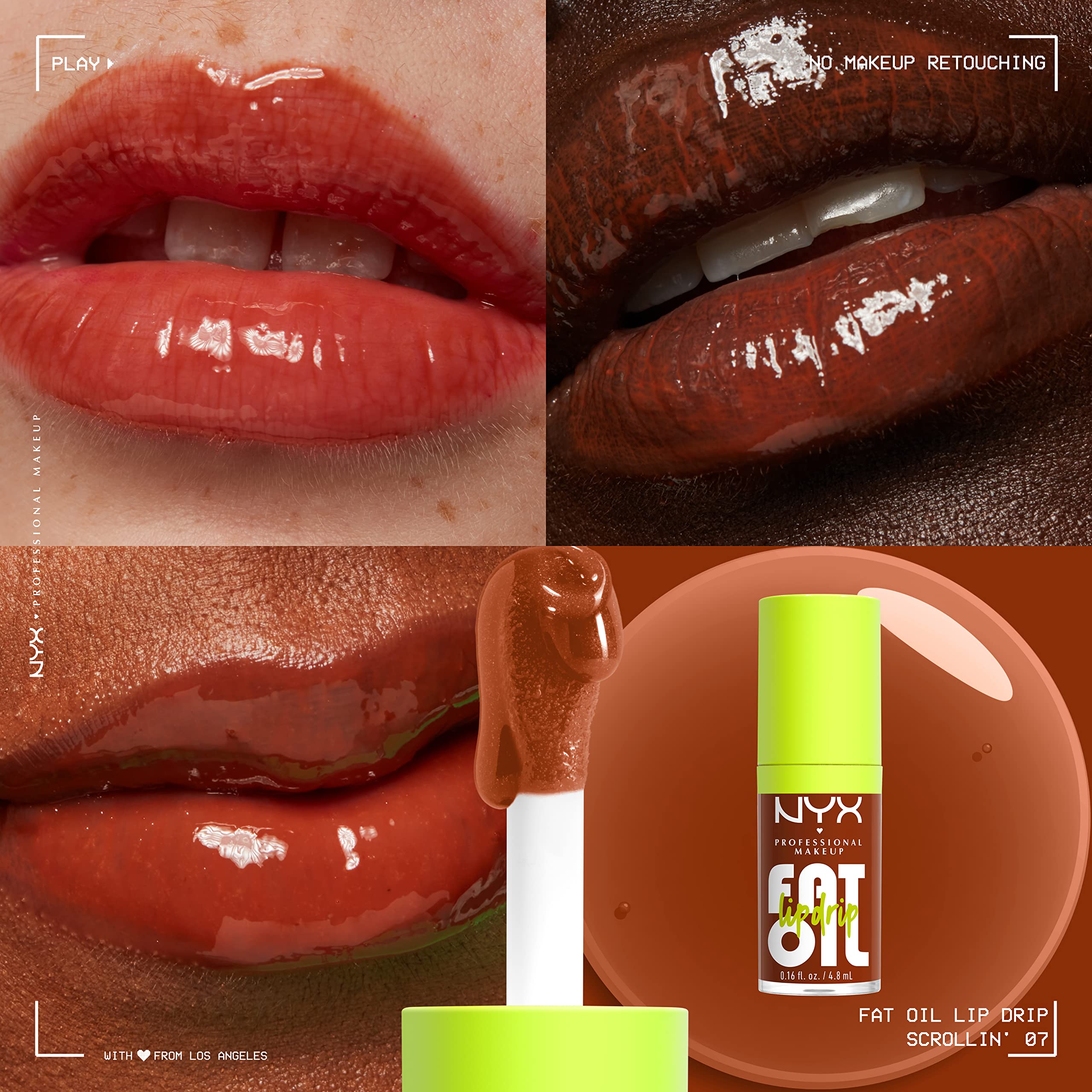 NYX PROFESSIONAL MAKEUP texture swirl highlighting non-sticky, hydrating finish
