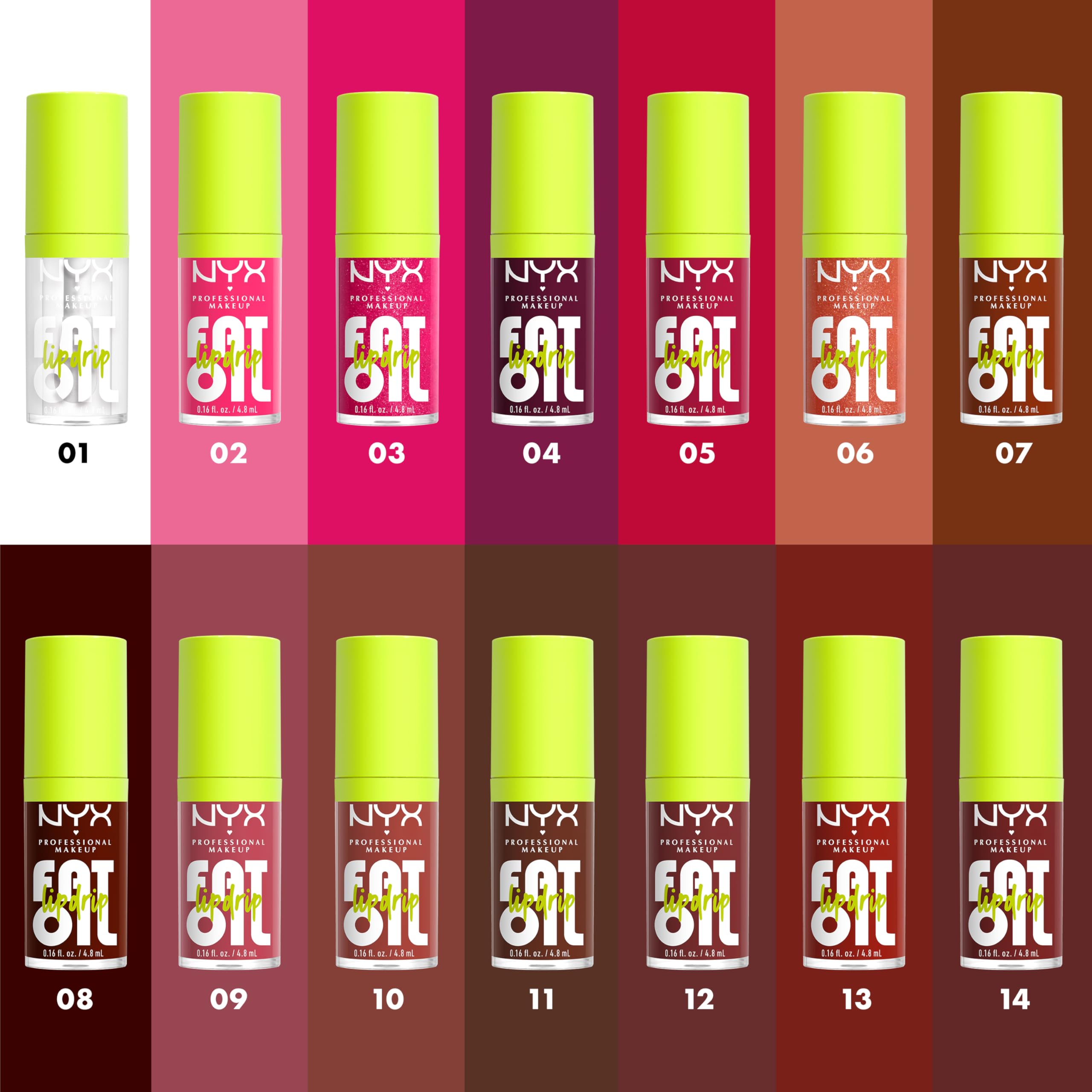 NYX PROFESSIONAL MAKEUP product label and ingredients panel showing vegan claim