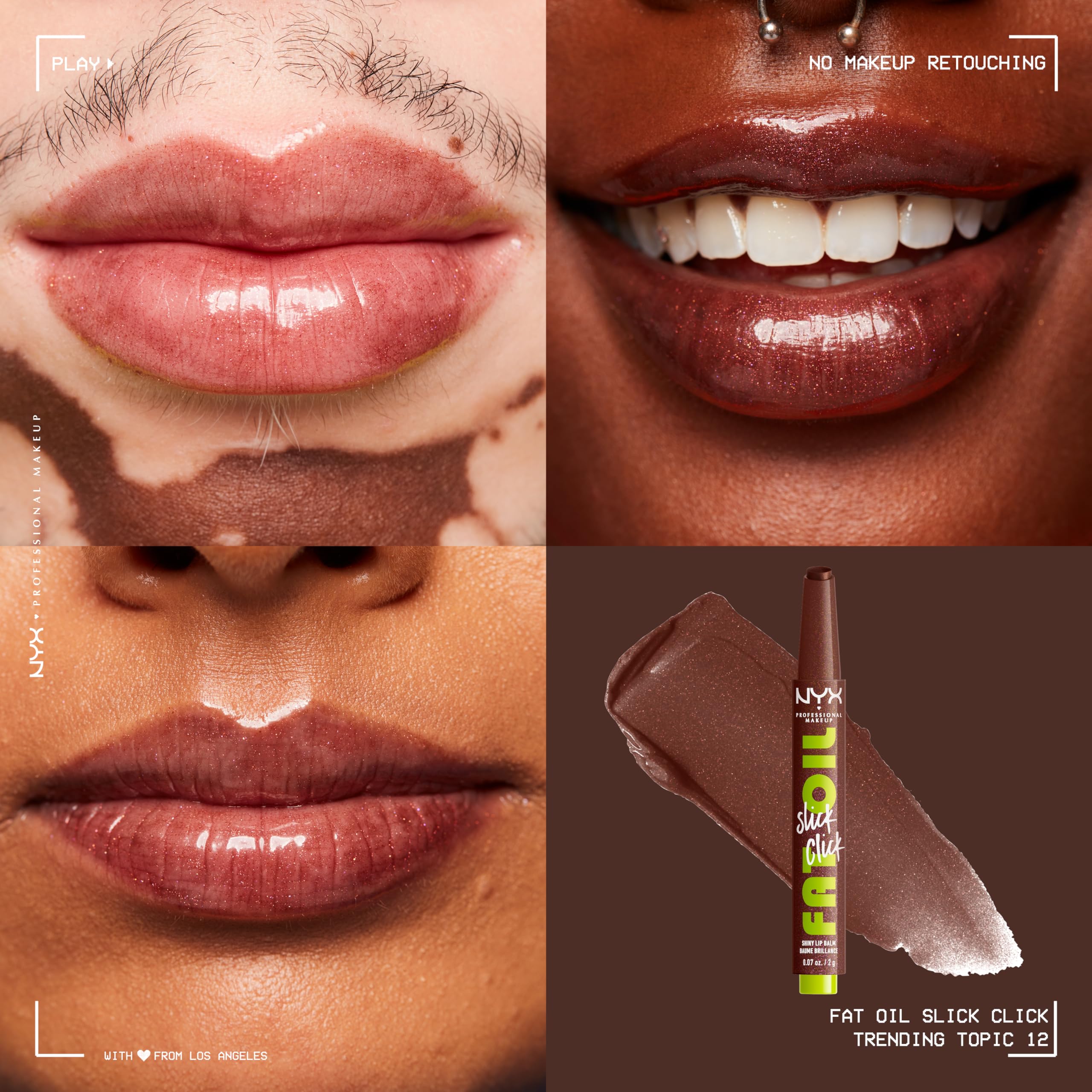 NYX PROFESSIONAL MAKEUP close-up applicator delivering precise product and mess-free application