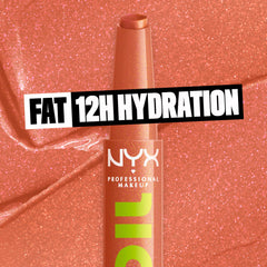 NYX PROFESSIONAL MAKEUP arm swatch of Clout illustrating buildable pigment and dewy finish
