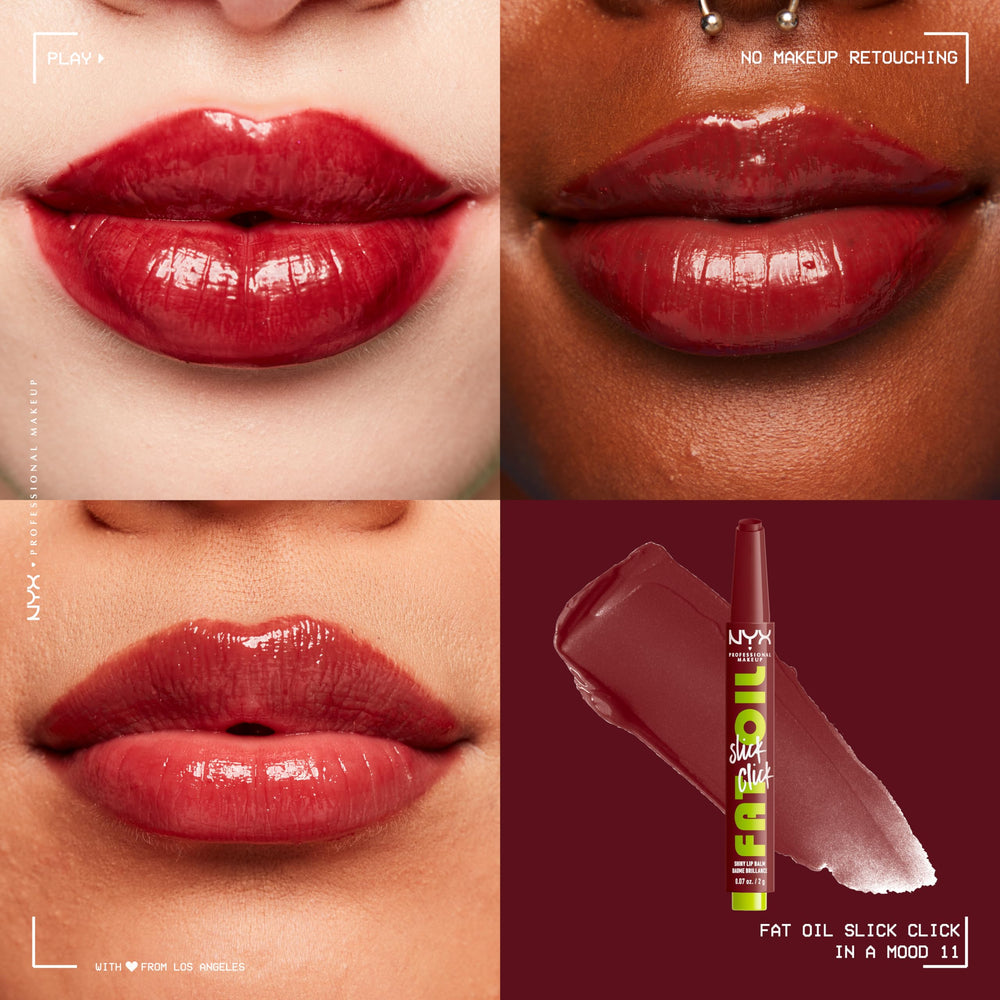 NYX PROFESSIONAL MAKEUP click mechanism detail highlighting measured dispense for mess-free application