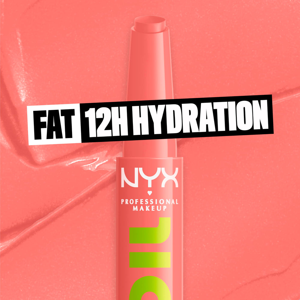 NYX PROFESSIONAL MAKEUP lip application close-up demonstrating smooth, non-sticky gloss
