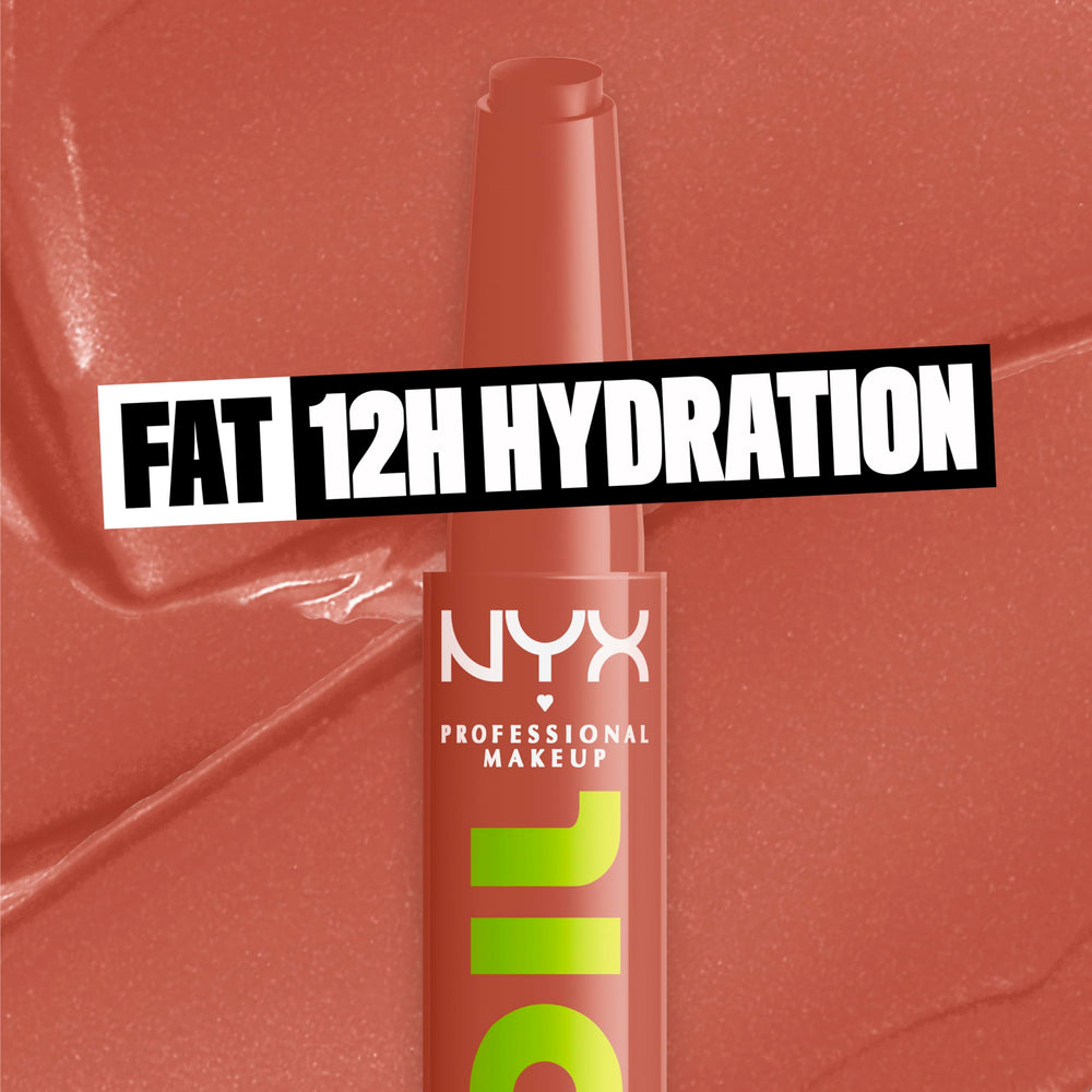 NYX PROFESSIONAL MAKEUP lips closeup nude showing glossy comfortable wear benefit
