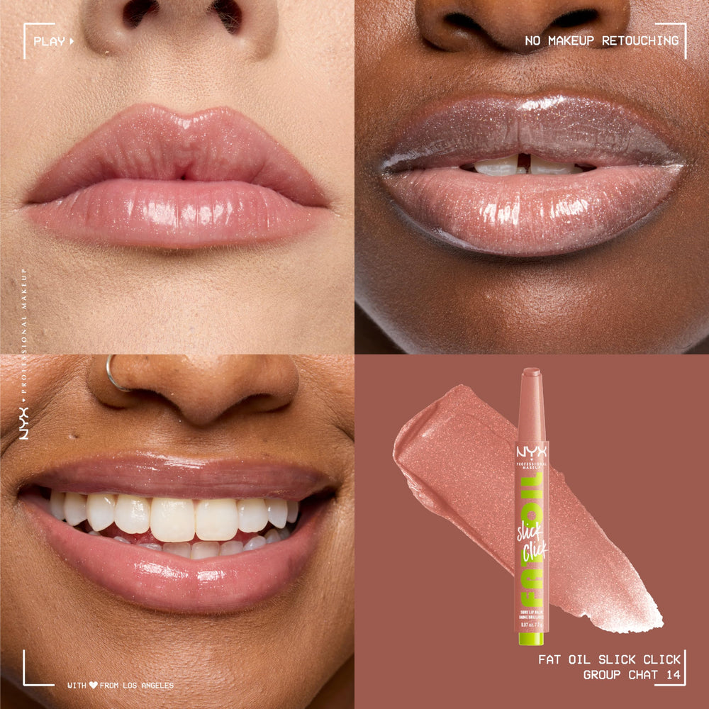 NYX PROFESSIONAL MAKEUP click applicator open, detailed tip for mess-free precise application