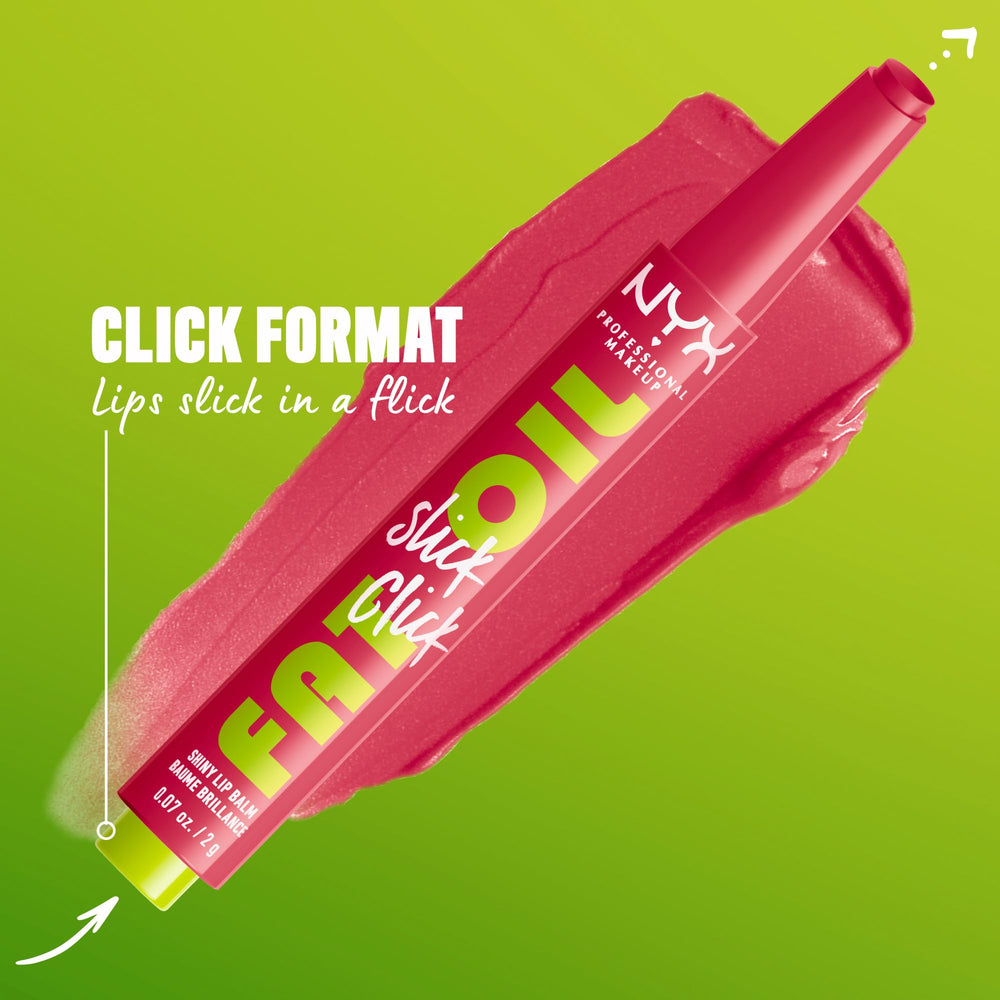 NYX PROFESSIONAL MAKEUP texture on lips close-up showing glossy, non-sticky shine and balm comfort